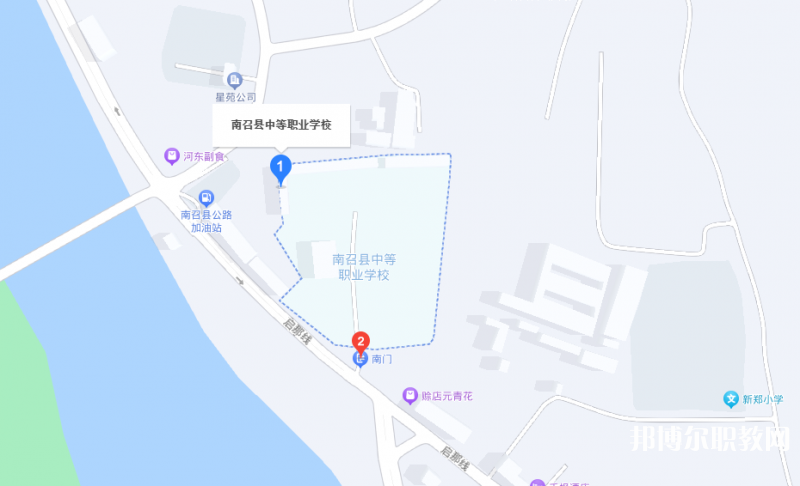 南召縣培英中等職業(yè)學(xué)校地址，乘車路線
