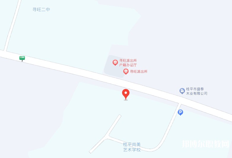桂平尚美藝術(shù)學(xué)校地址，乘車路線