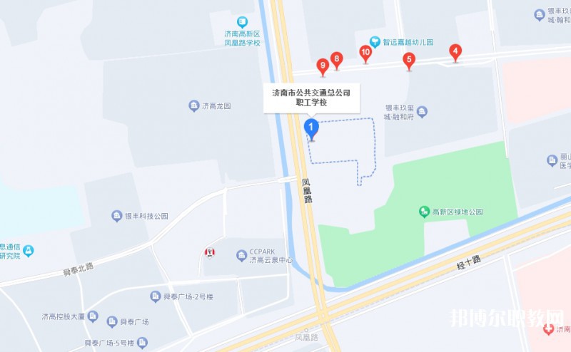 濟(jì)南市公共交通職業(yè)高級(jí)中學(xué)地址，乘車(chē)路線