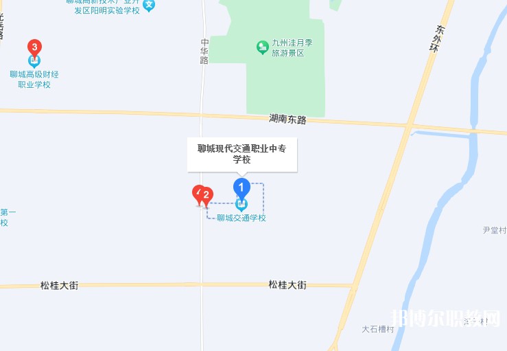 聊城現(xiàn)代交通職業(yè)中等專業(yè)學(xué)校地址，乘車路線