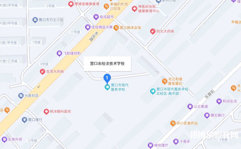營(yíng)口市經(jīng)濟(jì)技術(shù)學(xué)校地址，乘車路線