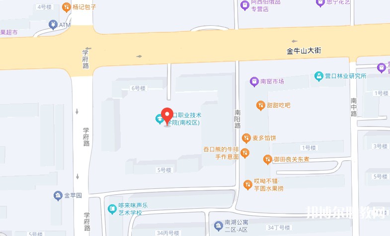 營口市信息技術(shù)學校地址，乘車路線