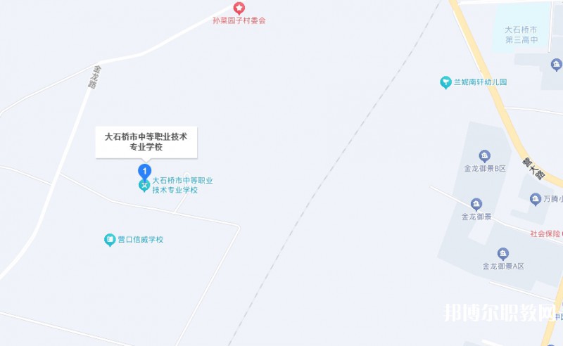 大石橋市中等職業(yè)技術(shù)專業(yè)學(xué)校地址，乘車路線