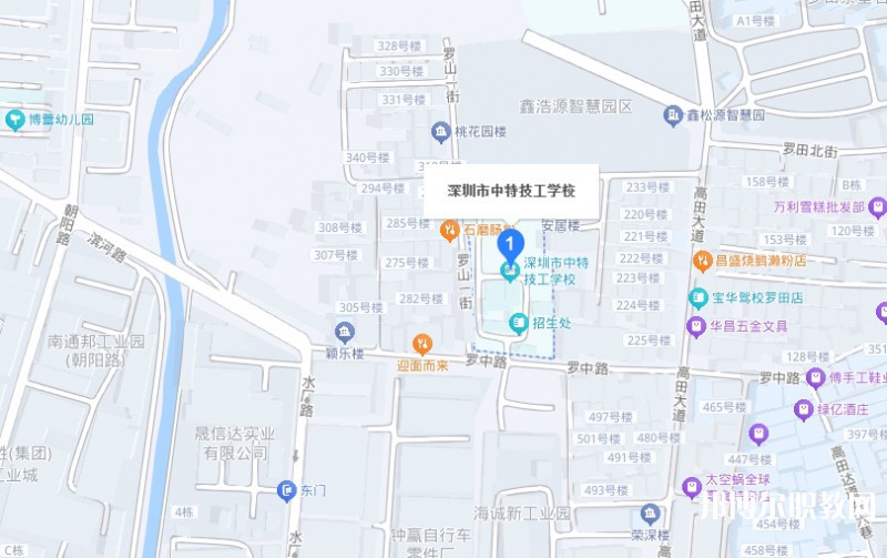 深圳市中特技工學(xué)校地址，乘車(chē)路線